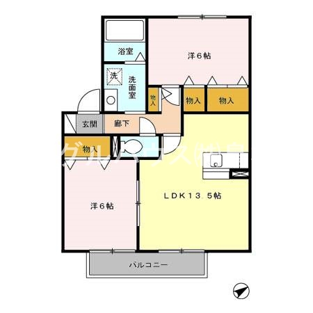 ベルデュールS 間取り