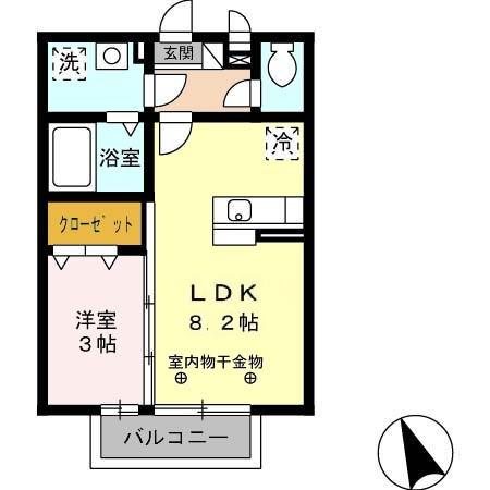 セジュール・ペルル 間取り