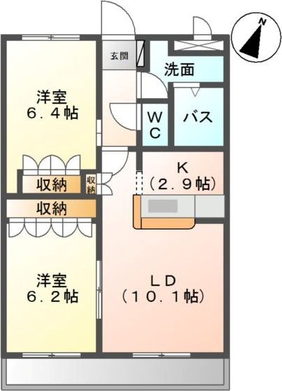 Viento　Ⅱ 間取り