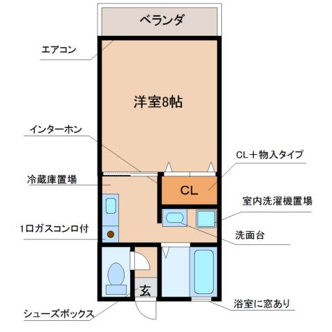 セジュール小郡駅前 間取り