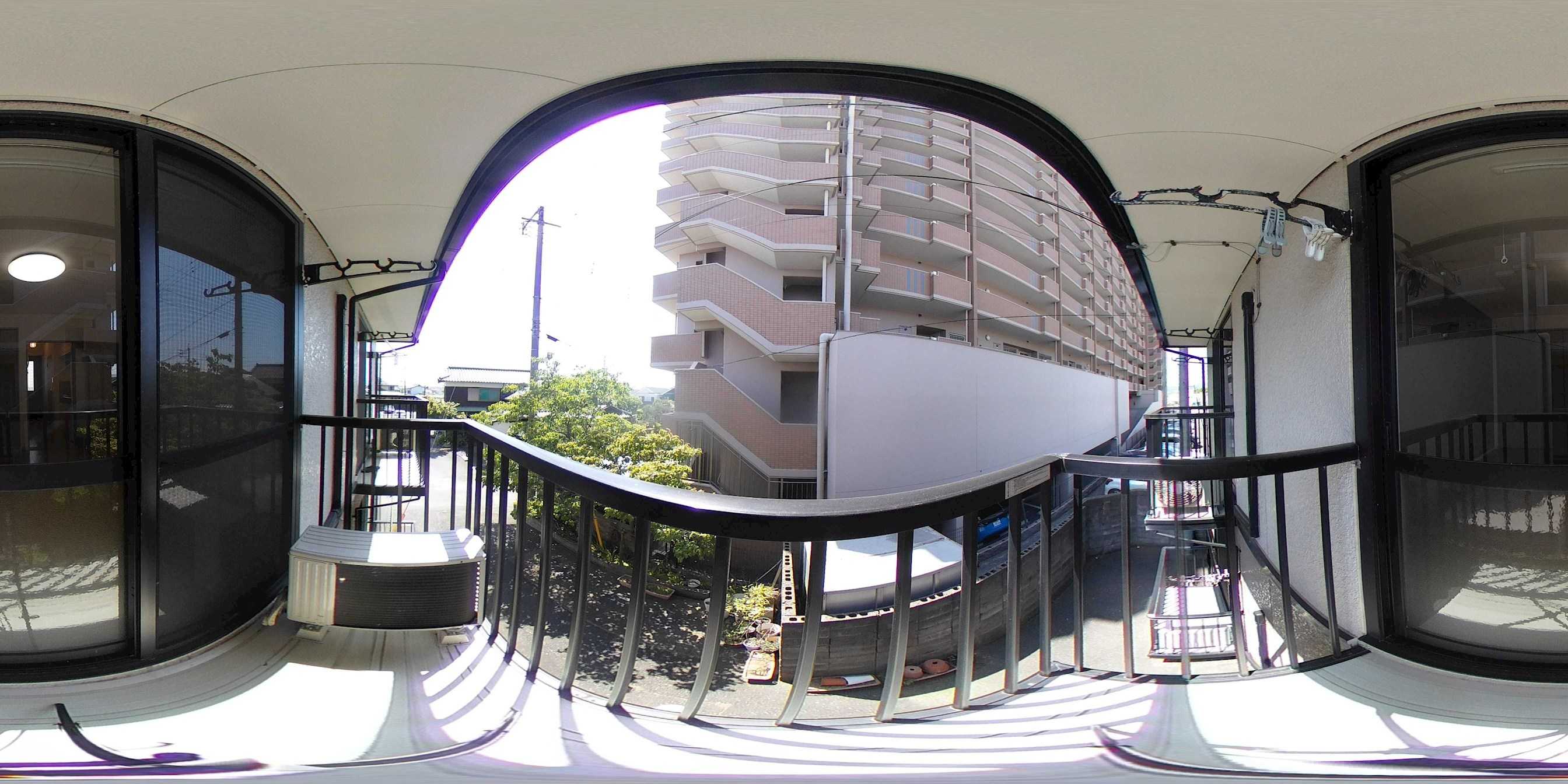 セジュール小郡駅前 ベランダ