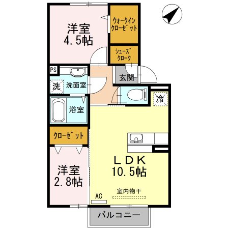 ウィン・レーベンⅡ 間取り