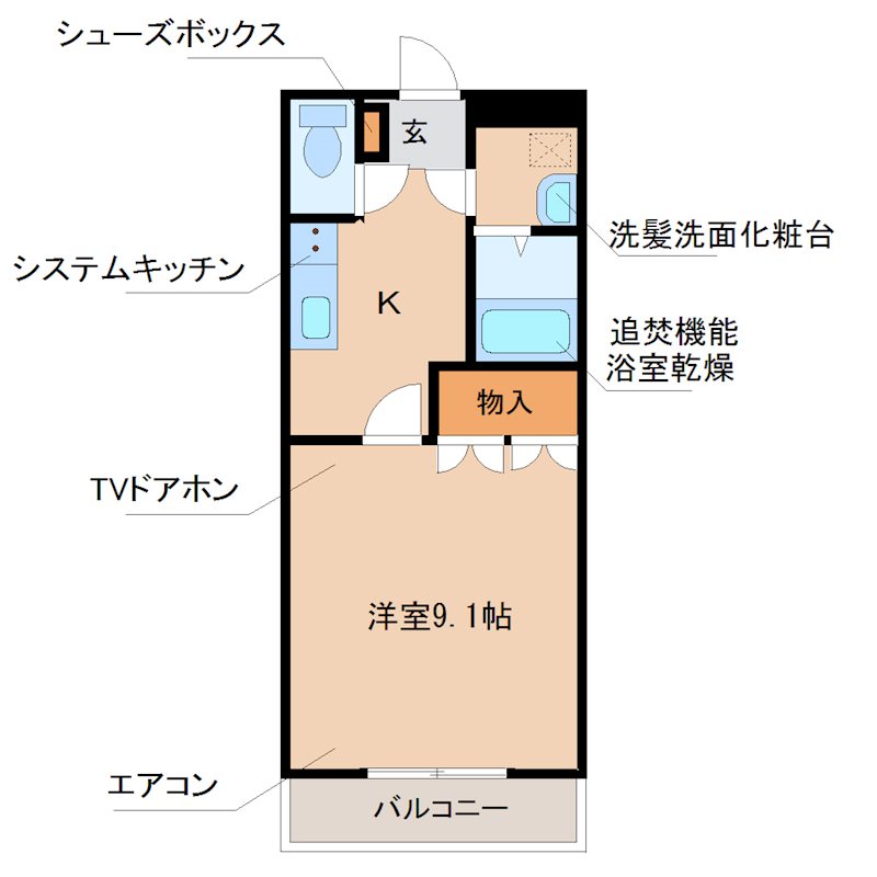 Ｕｒｂａｎ Ｋｎｏｌｌ（アーバン ノール） 間取り