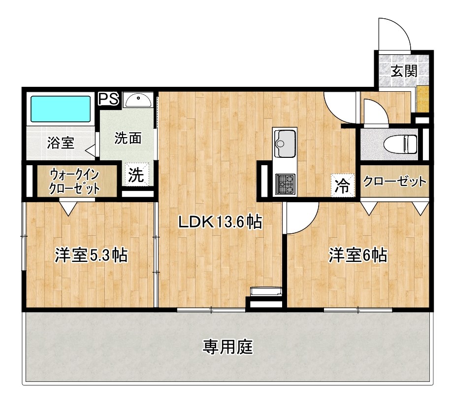 D-ROOM平田台 間取り