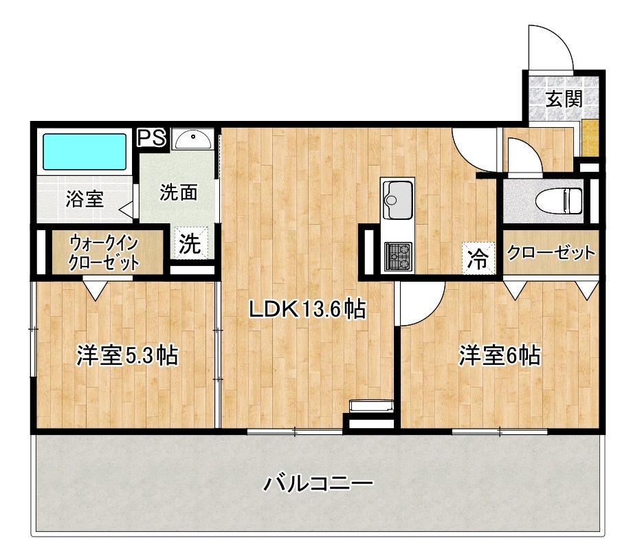 D-ROOM平田台 間取り