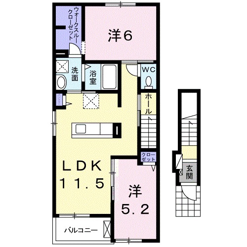 アルコバレーノ　ルーチェ 間取り
