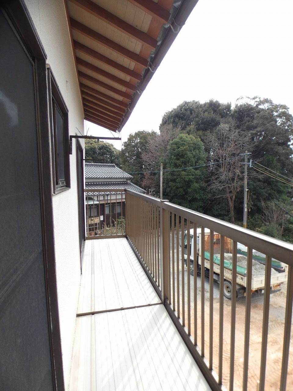 下田貸家 ベランダ