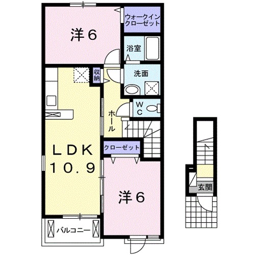 アミティエサード２号館 間取り
