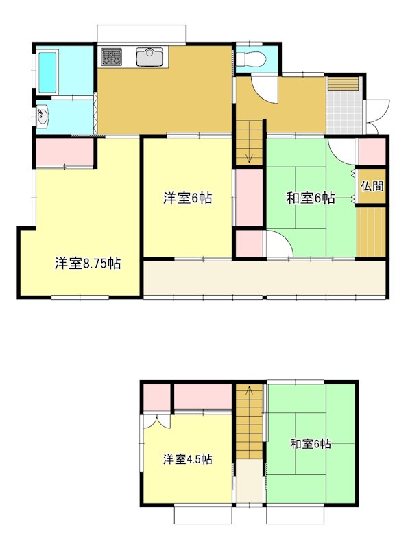 上城内貸家 間取り