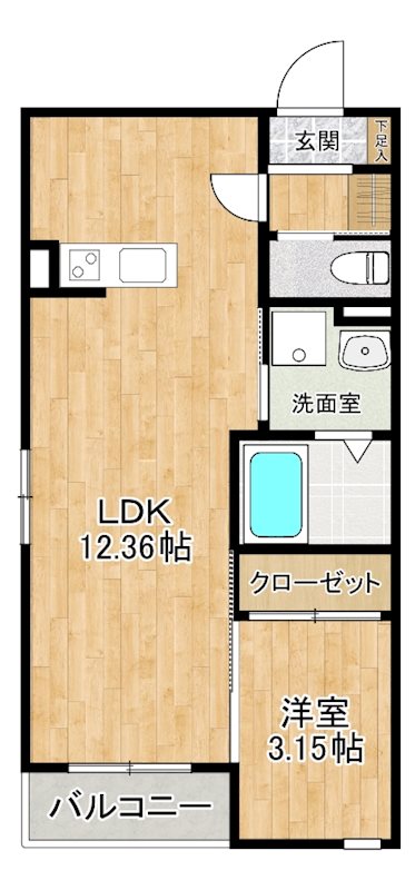 【仮】BRAVE BASE　宿町 間取り