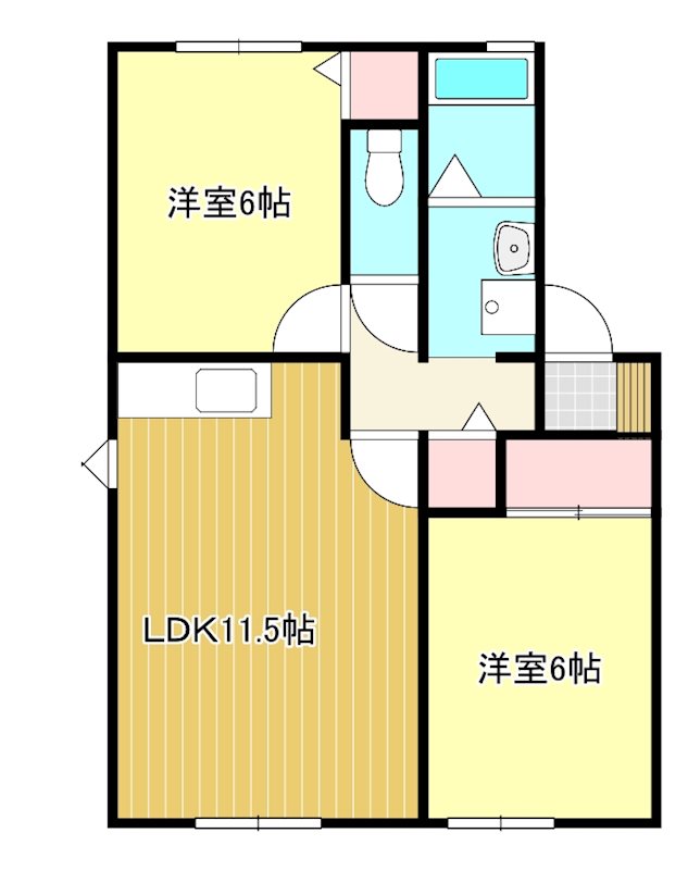OMハイツ　C棟 間取り