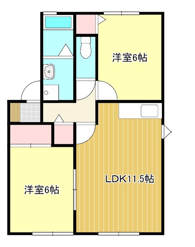 OMハイツ　B棟 間取り