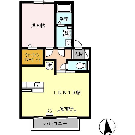 モンテカスカーダ　A棟 間取り