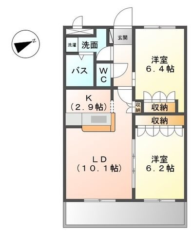 ピアコートK.S.R 間取り