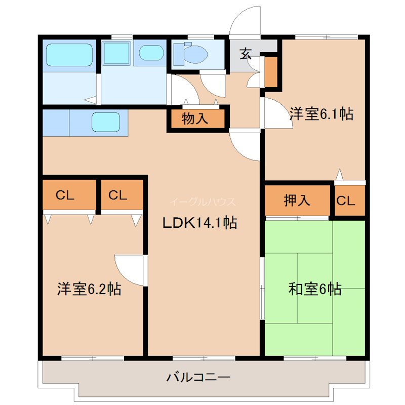 グラン・シャリオ 間取り