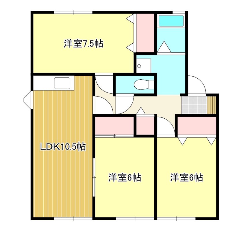 OMハイツ　A棟  間取り
