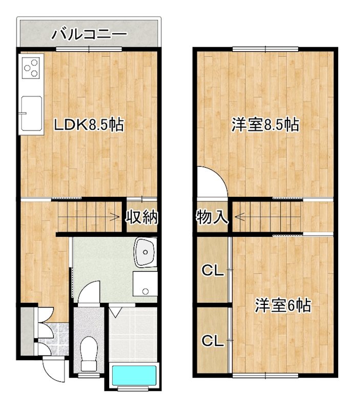 一ツ木壱番館 間取り