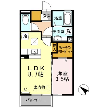 フェアプラッツ　B棟 間取り