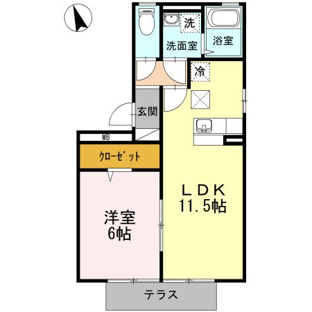 リーベ　A棟 間取り