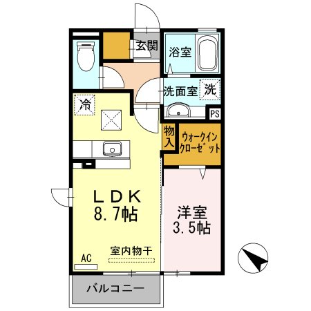 フェアプラッツ　B棟 間取り