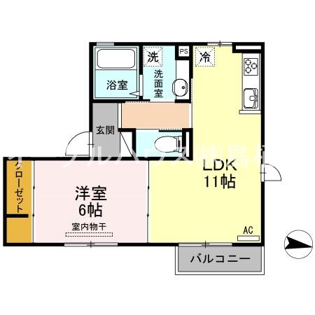 セジュール松泉Ⅱ 間取り