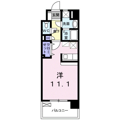 フォーウィルズコートⅡ 間取り