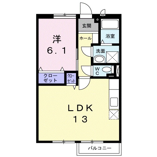 オークヒルズ　Ｂ 間取り