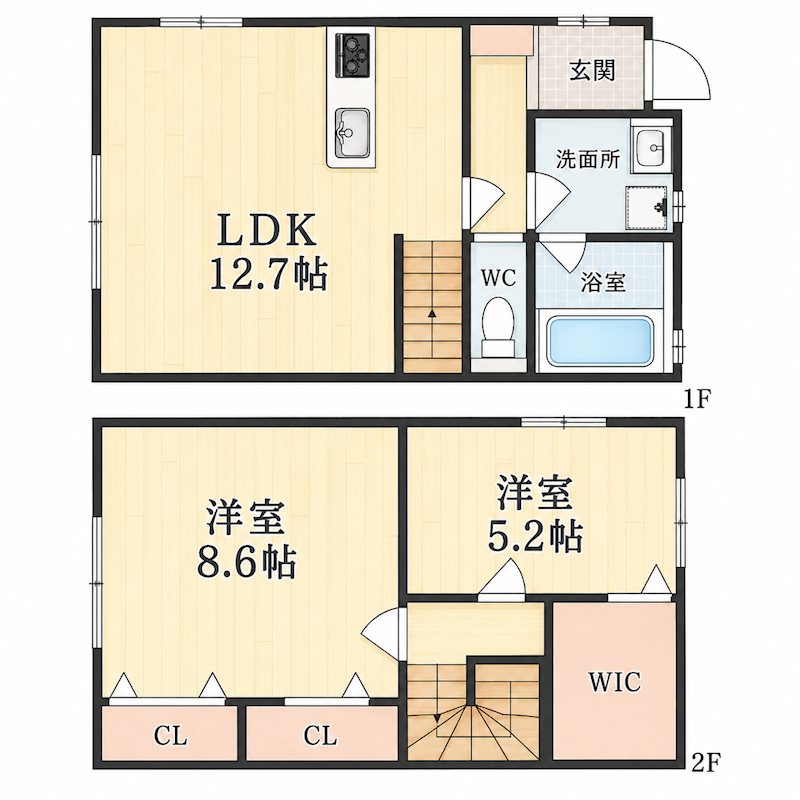 エルセレッソ弐番館 間取り