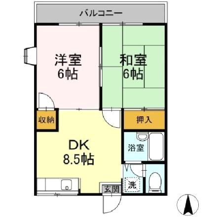 Mコーポ 間取り