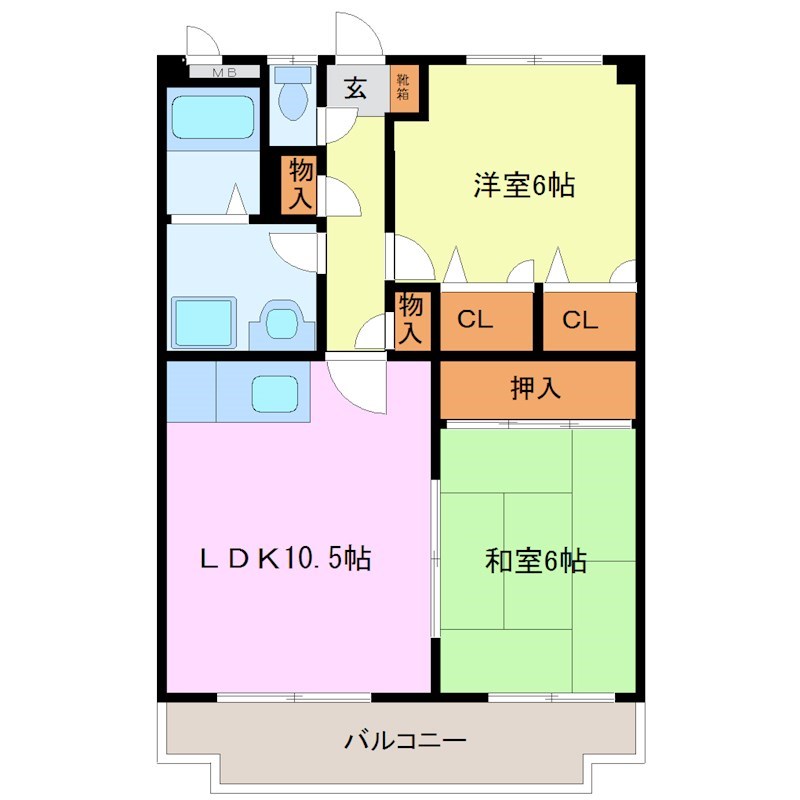 アネックスけやき通り 間取り