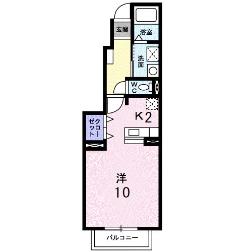 ソレアードヒルズA 間取り