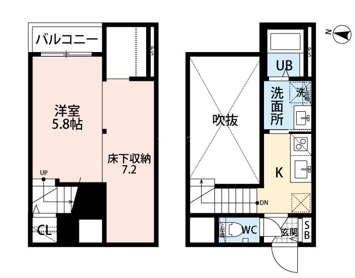 エスパシオ二日市 間取り