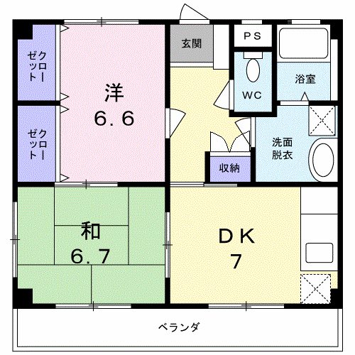 エステートＳＵＧＩ　Ⅱ 間取り