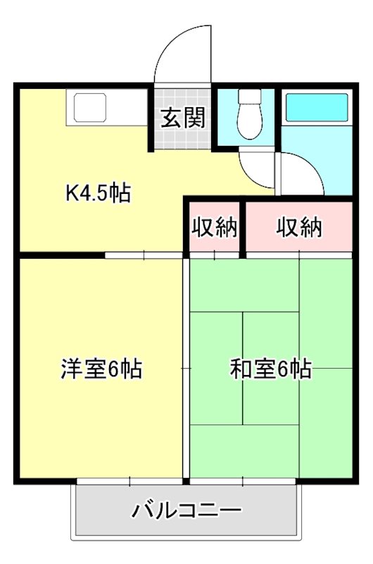 松石コーポ 間取り