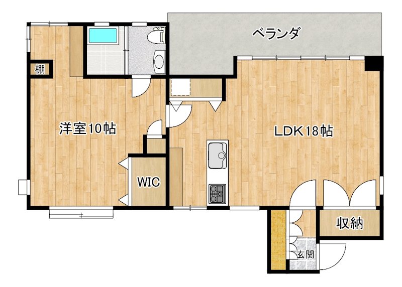 ホーキーポーキー 間取り