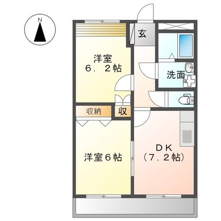 アンビションⅠ 間取り