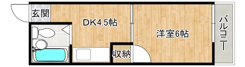 サンハイツ中村 間取り