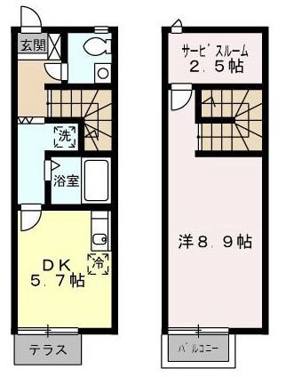 ソレイユ・ド・原田  間取り