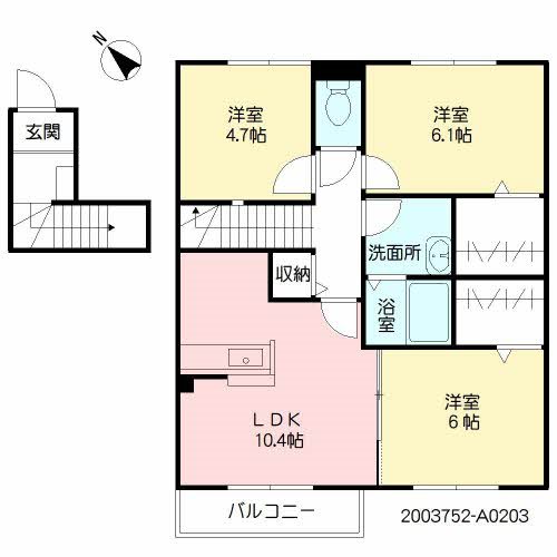 エミネンス花みず木Ⅱ  間取り