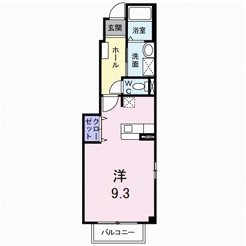 シャルマンヒロ壱番館 間取り