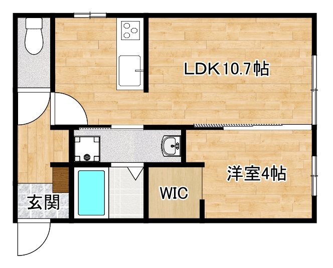 仮）稲吉新築アパート 間取り