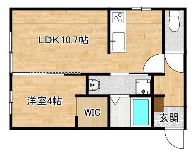 仮）稲吉新築アパート 間取り