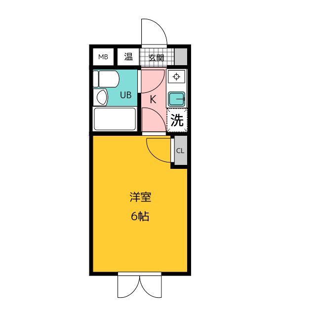 ウイングピア二日市 間取り
