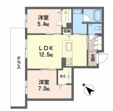 シャーメゾン　トレゾール 間取り