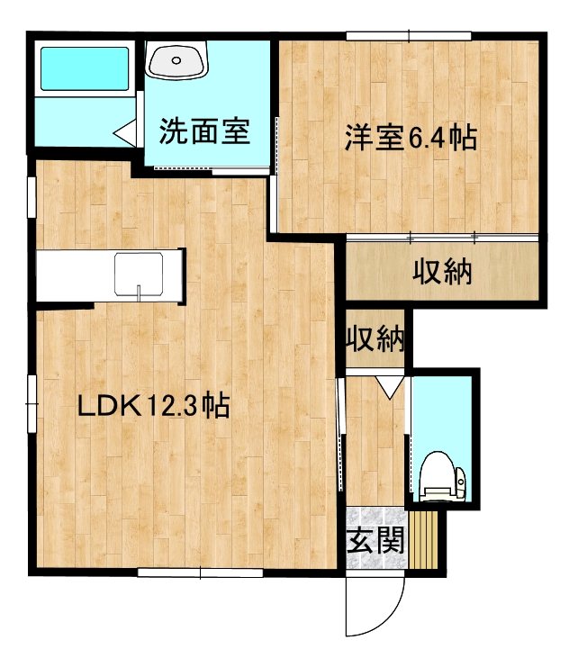 グランディール壱番館 間取り
