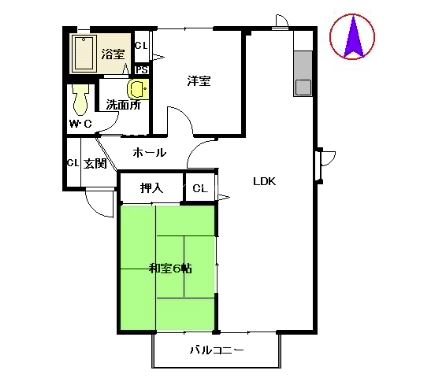 グランシャリオB棟 間取り