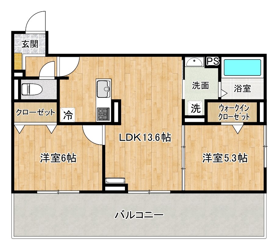 D-ROOM平田台 間取り