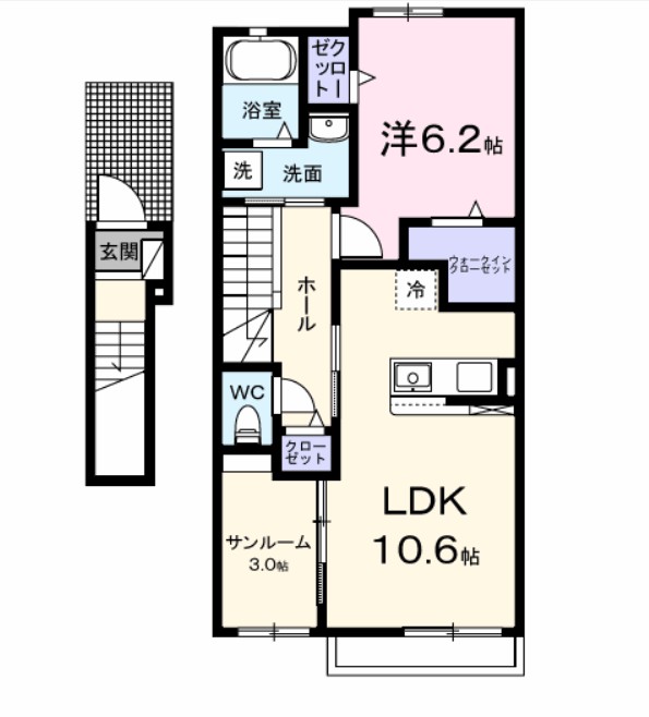 フォーリーフ　クローバーズ 間取り