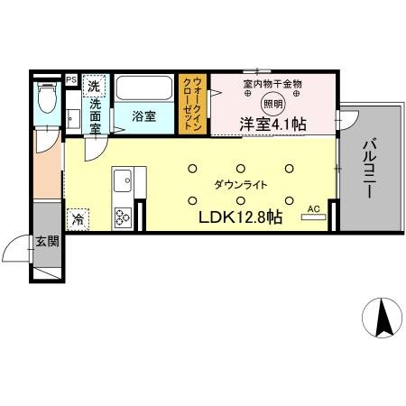 アルカンジュ東合川 間取り