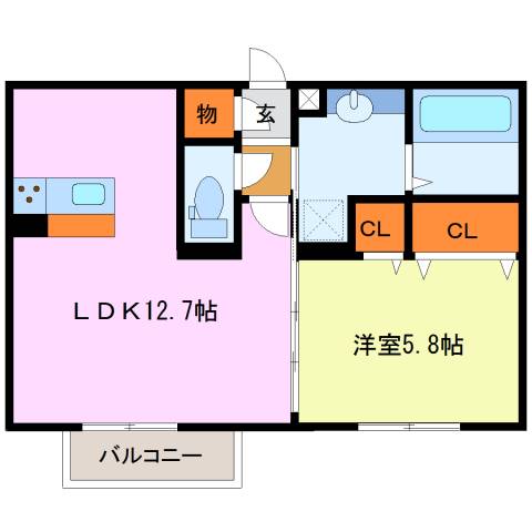ハイコンプリートⅤ 間取り